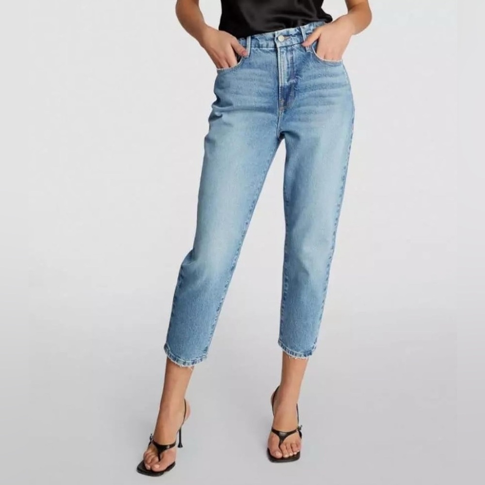 Good American 10 / 30 Good Girlfriend Straight Jeans